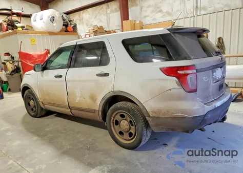 2013 Ford Explorer Police Interceptor из США, поврежденный, VIN 1FM5K8AR1DGC16248